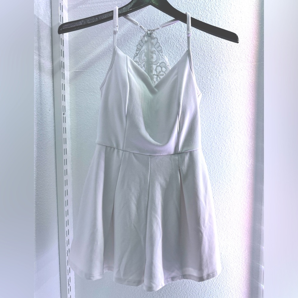 White Lace Romper